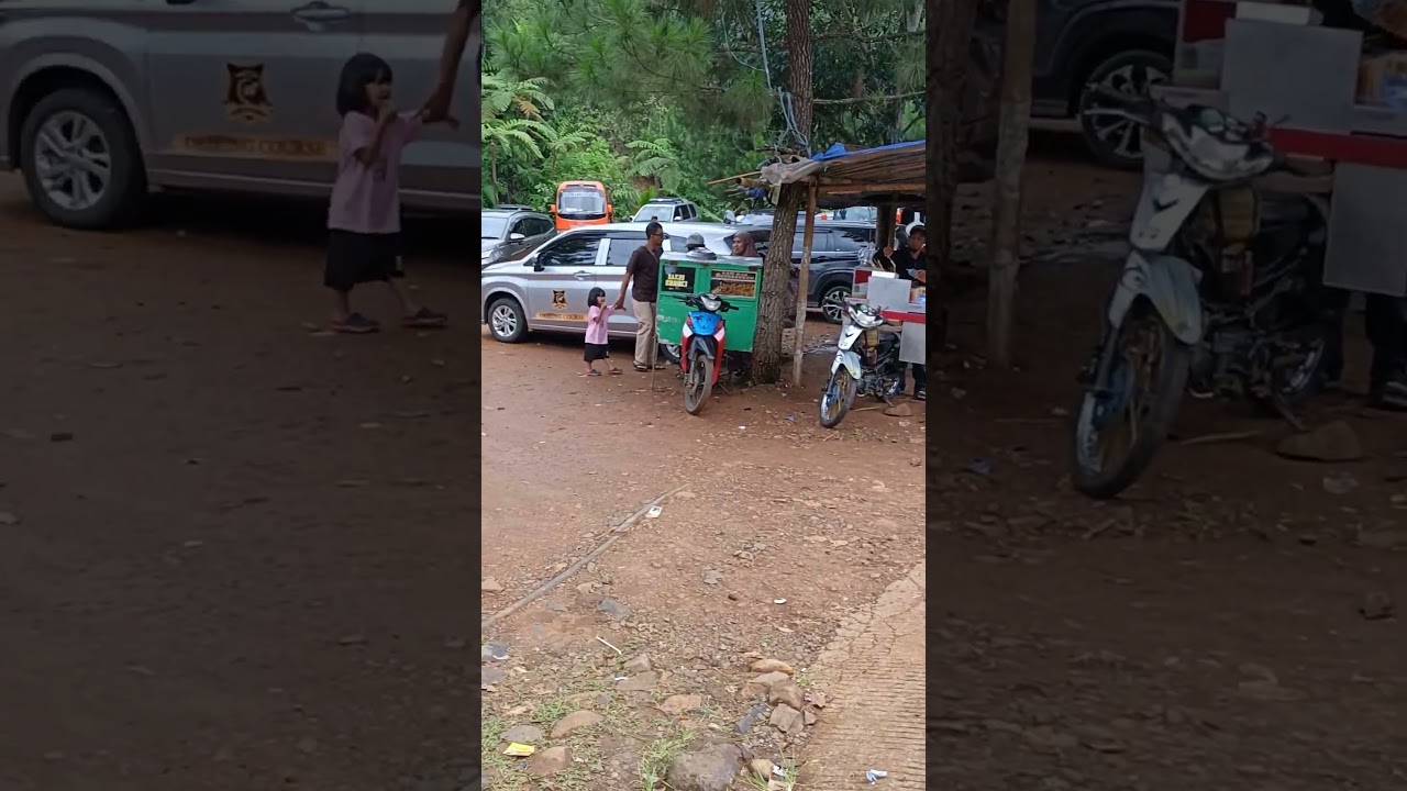 Memasuki area lokasi wisata Curug Cikondang