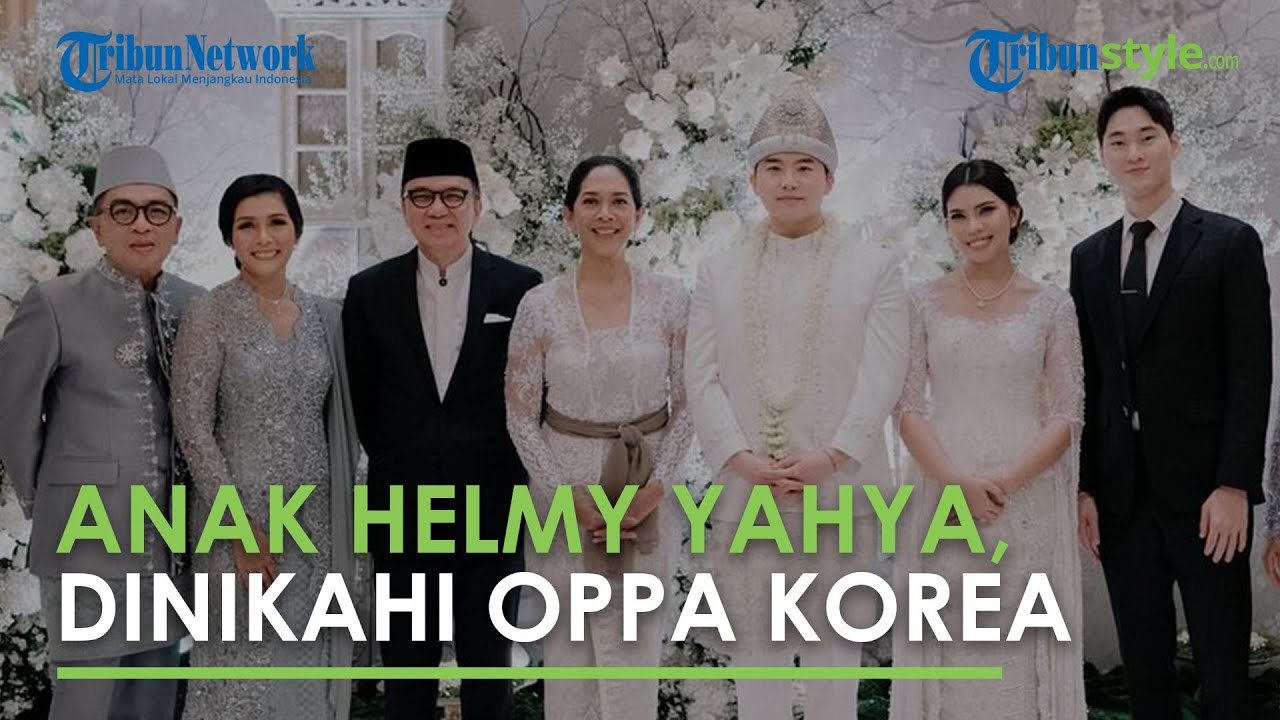 MOMEN BAHAGIA Pernikahan Anak Helmy Yahya, Rachell Yahya Nikahi Oppa Korea yang Kini Sudah Mualaf