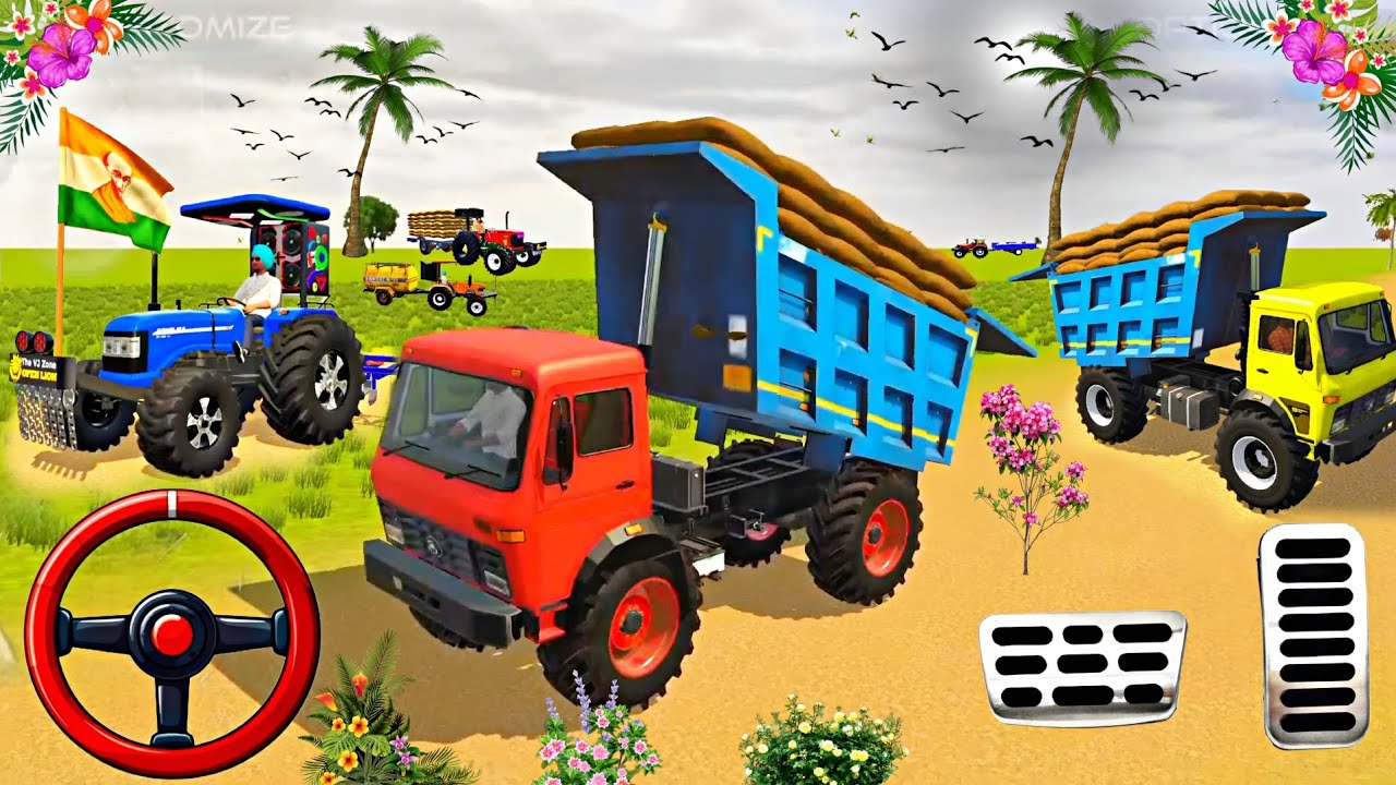 Indian vehicle 🚜 Gaming| Best Gamer Like Gta 5 jaisa🤯 | #india#gamingvideos#viralvideo 
