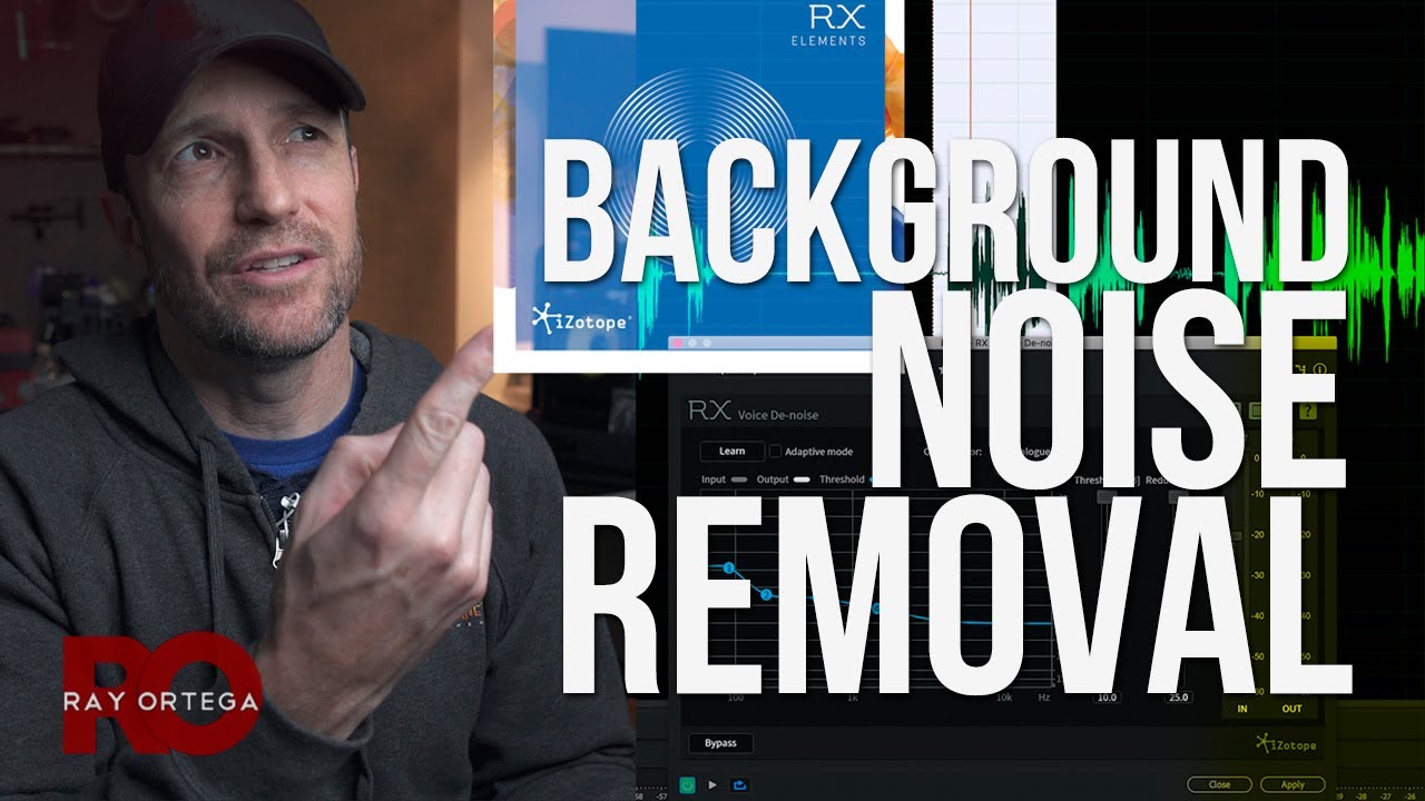How I Remove Background Noise in My Audio || iZotope DeNoise Tutorial