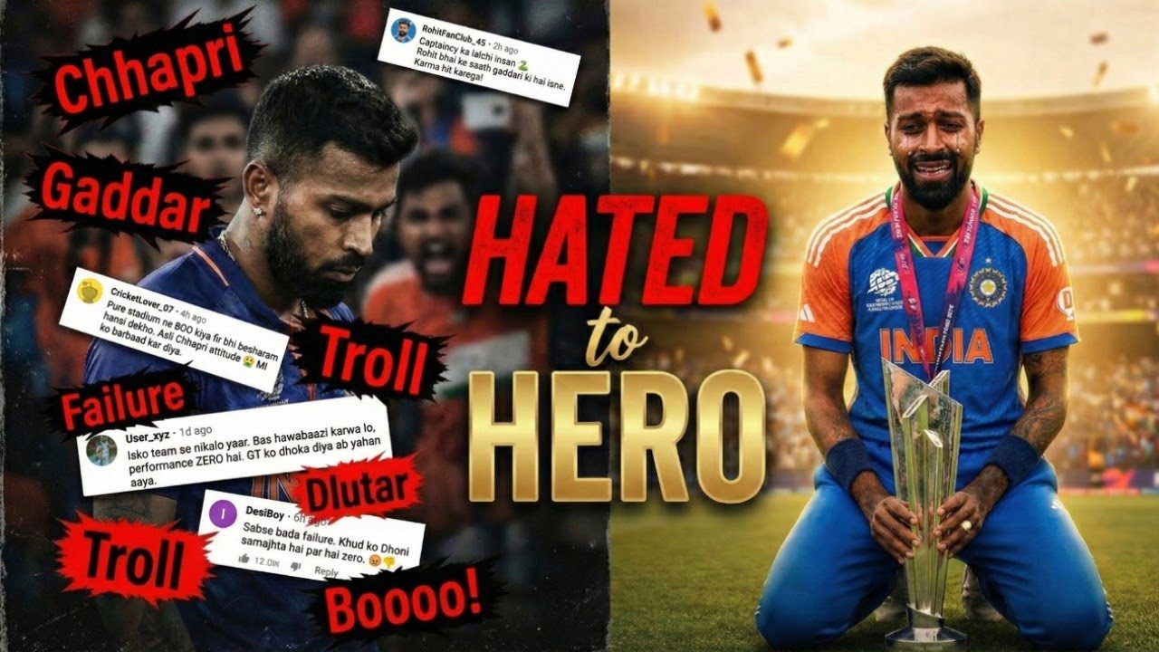 Hardik Pandya : From Villain to Hero | The Great Redemption