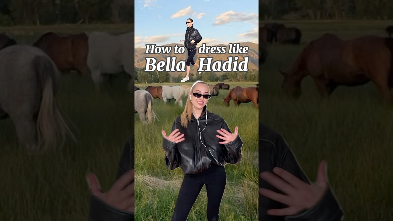 How to dress like Bella Hadid 👟 #BellaHadid #Vivaia #Sneakerina #BalletSneaker #AngeMariano ad