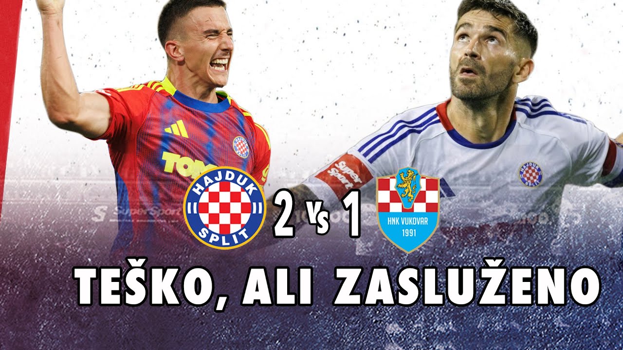HAJDUK vs VUKOVAR 2:1 &Scaron;ego i Livaja (CRVENI Livaja i Rebić) | Profa, Muchacho,Tonći i Zoki I Live 11