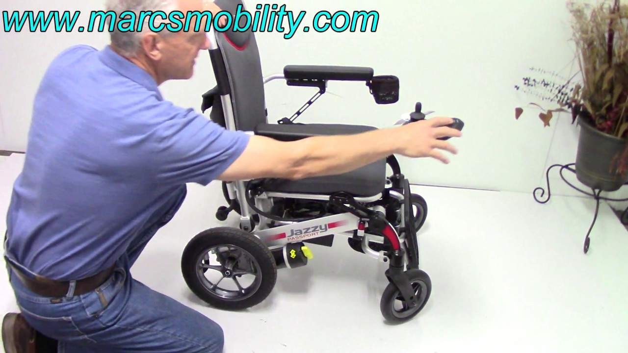 Pride Mobility Jazzy Passport Folding Travel Power Chair