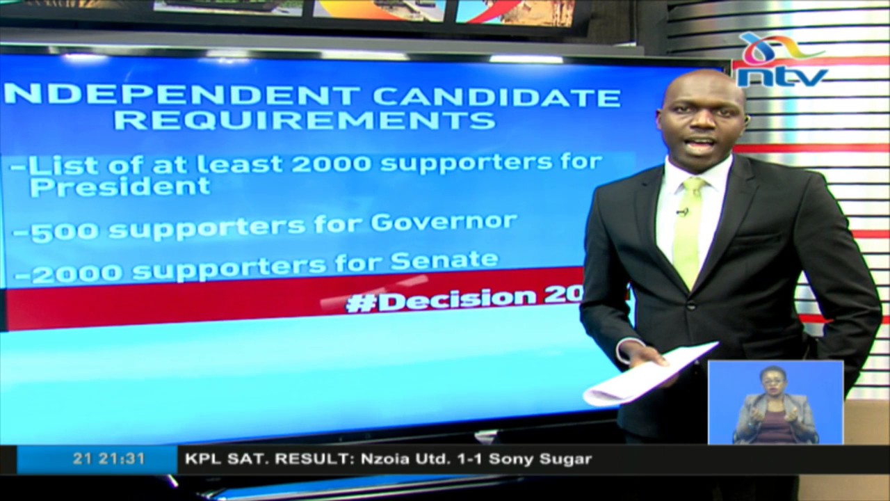 Independent candidates requirements #ElectionsKE