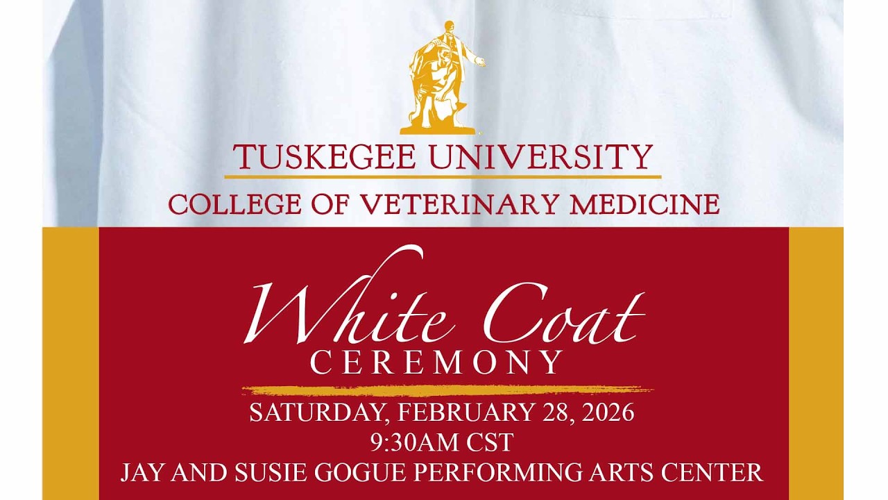 2026 Tuskegee University College of Veterinary Medicine White Coat Ceremony