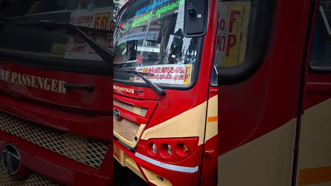 KSRTC- FAST PASSENGER #ksrtc #ksrtcdriver #ksrtcbus #ksrtcrides #ksrtc_mass_entry #anavandi #travel 