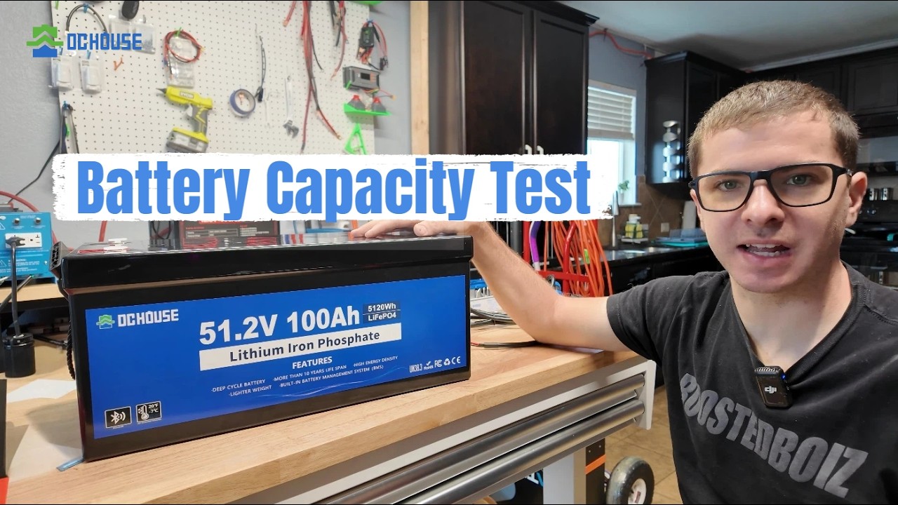 Actual Capacity Test | DCHOUSE 48V 100Ah LiFePO4 Battery Review