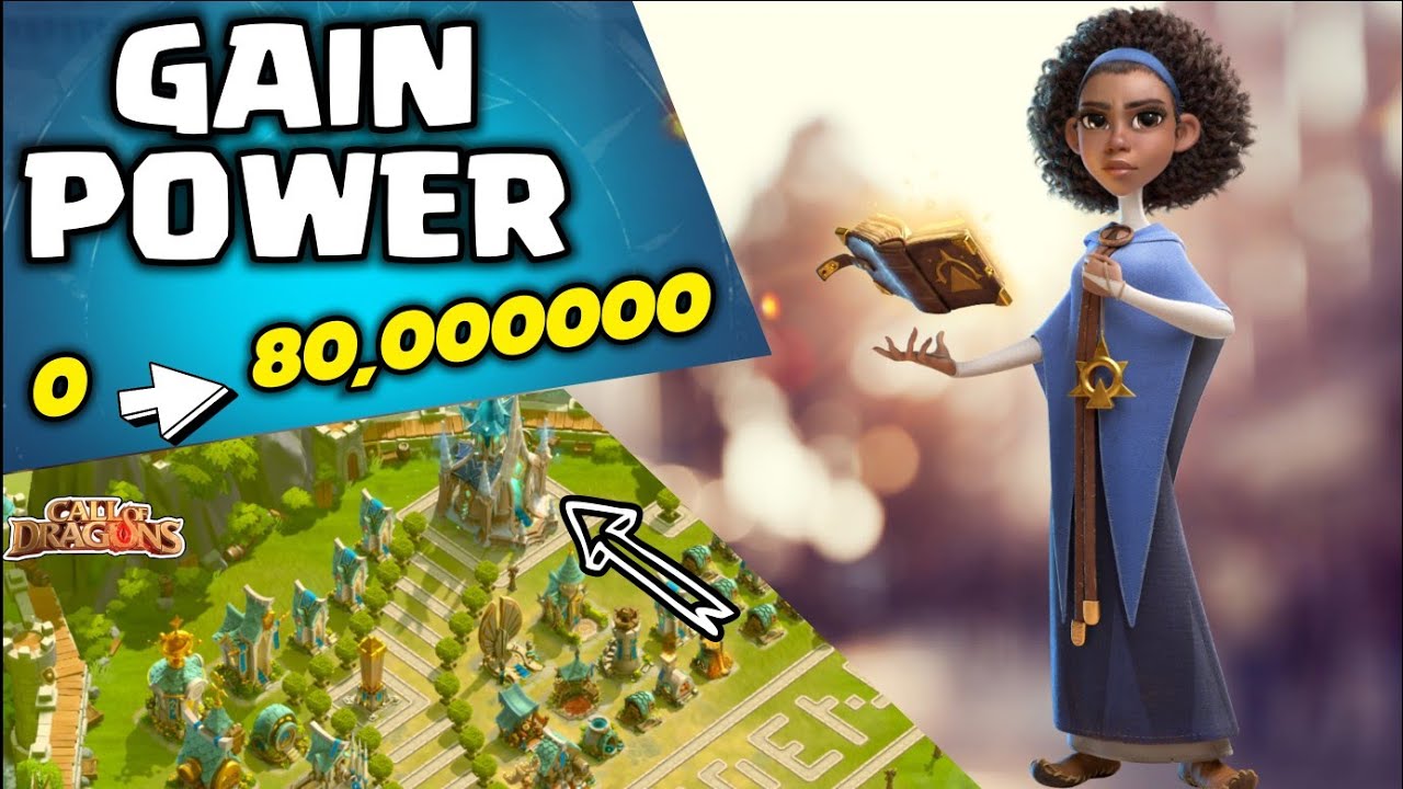 call of dragons - how to GAIN POWER FAST in 7 different ways