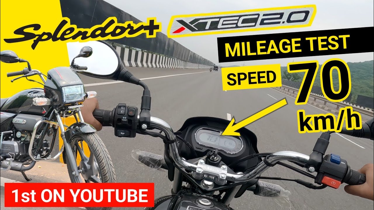 🚀2025 Hero Splendor Mileage Test|Hero Splendor Xtec 2.0 Mileage Test |Splendor Plus Xtec 2.0 Mileage