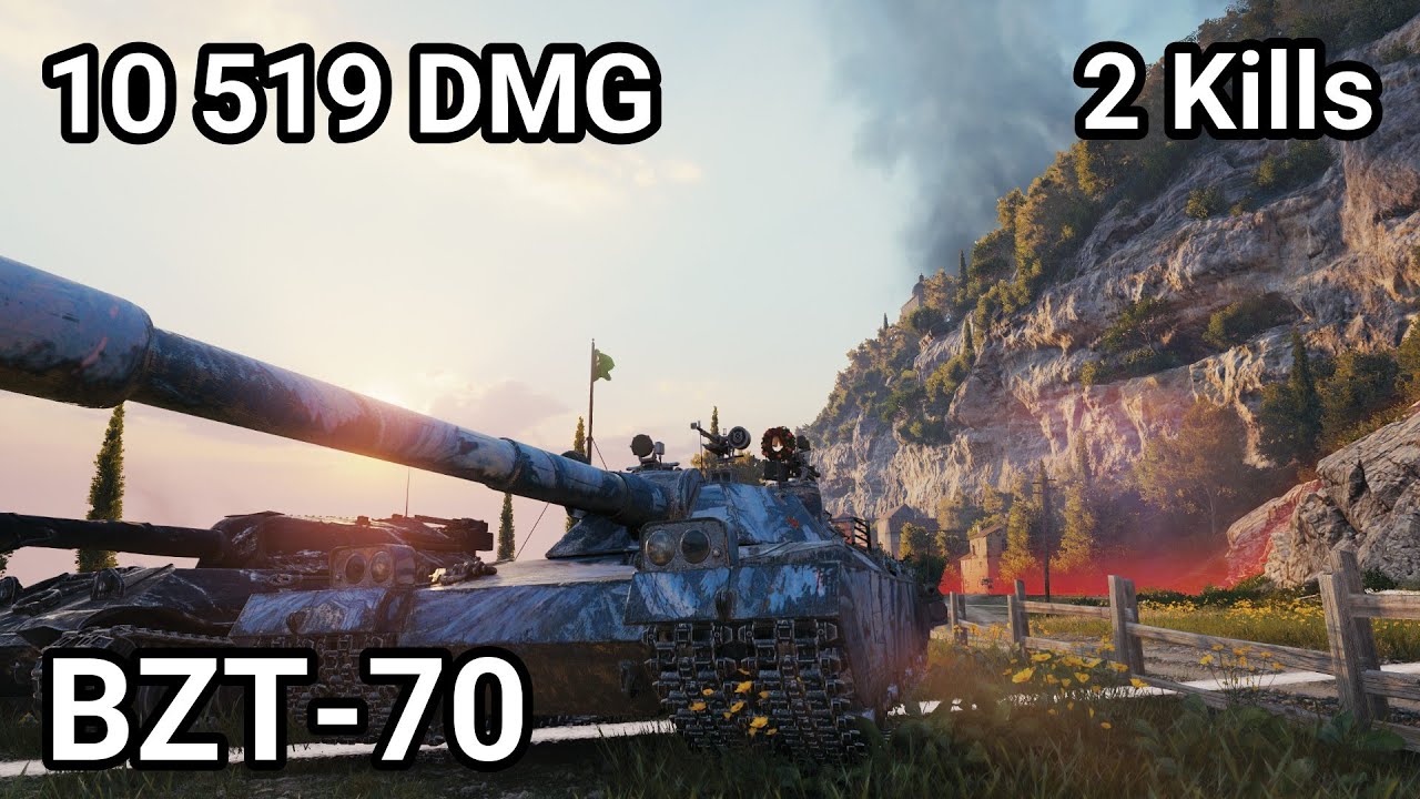 BZT-70 - 10 519 damage / 2 kill / 4 370 blocked / 775 assist