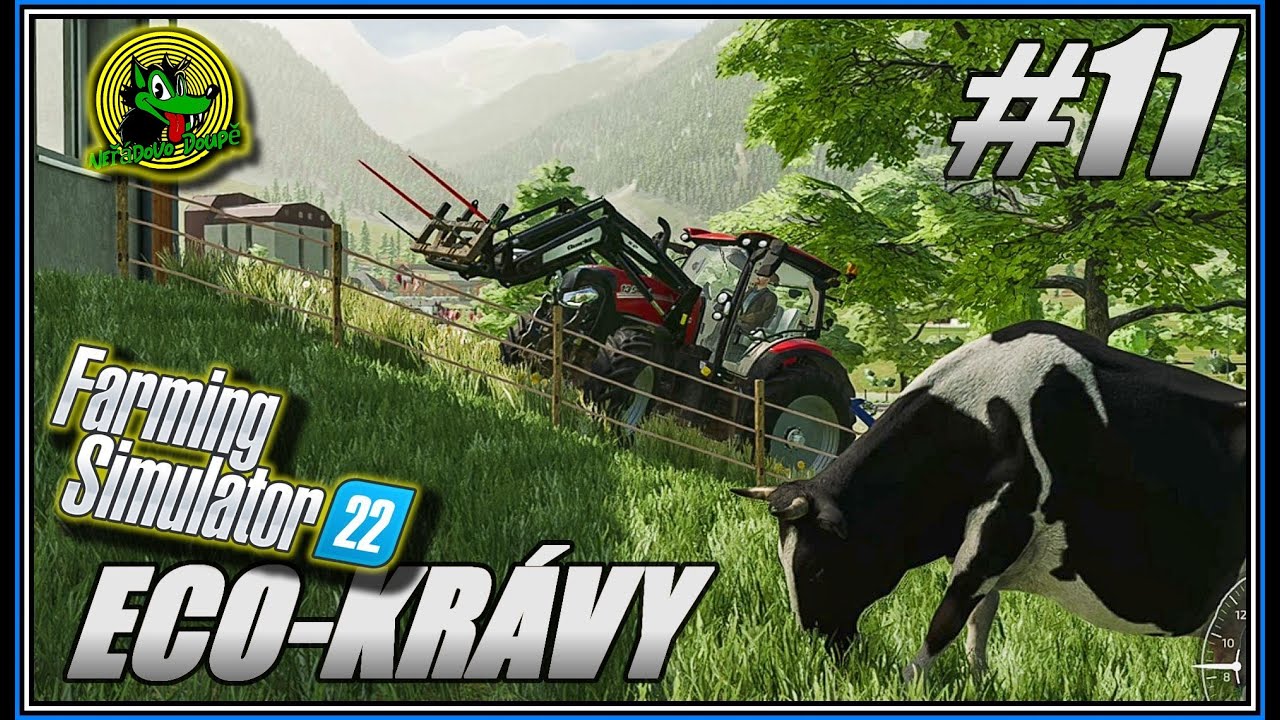 Můůů-žeme začít chovat krávy (Neřádova ECOfarma)-Farming simulator 22 #11 CZ/SK