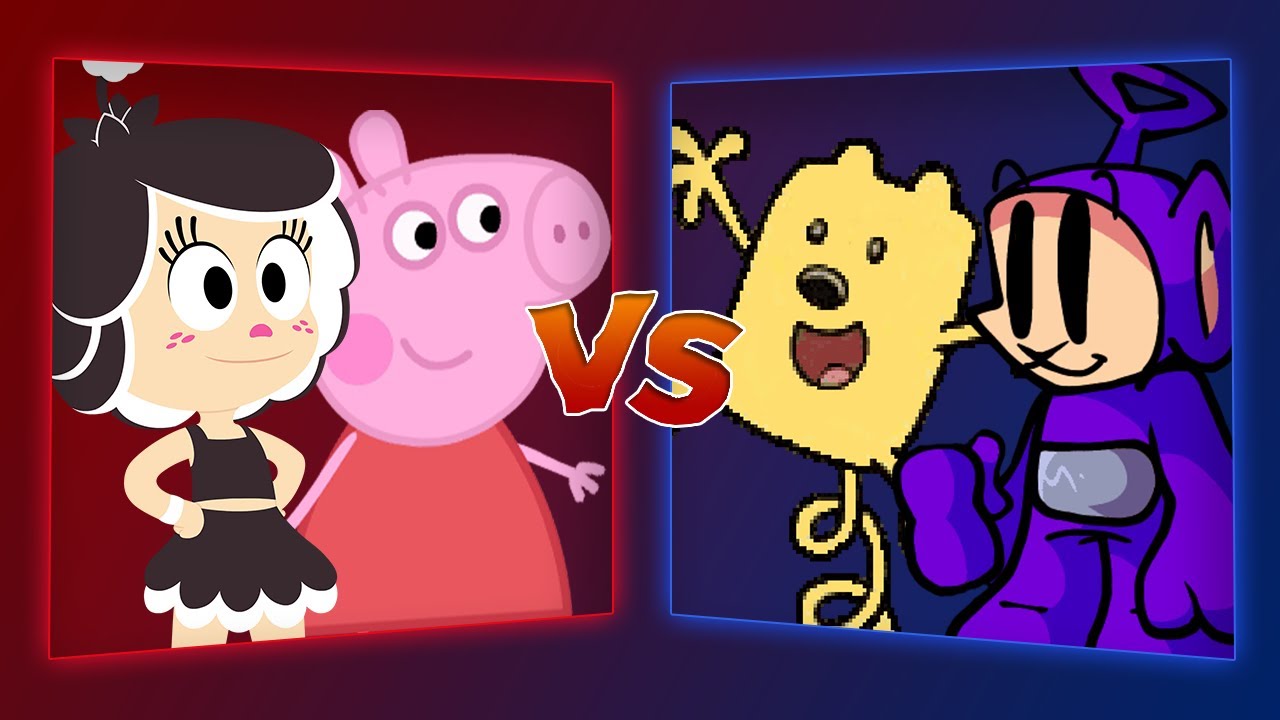 MUGEN Battle - Peppa Pig/Hanazuki vs Wubbzy/Tinky Winky