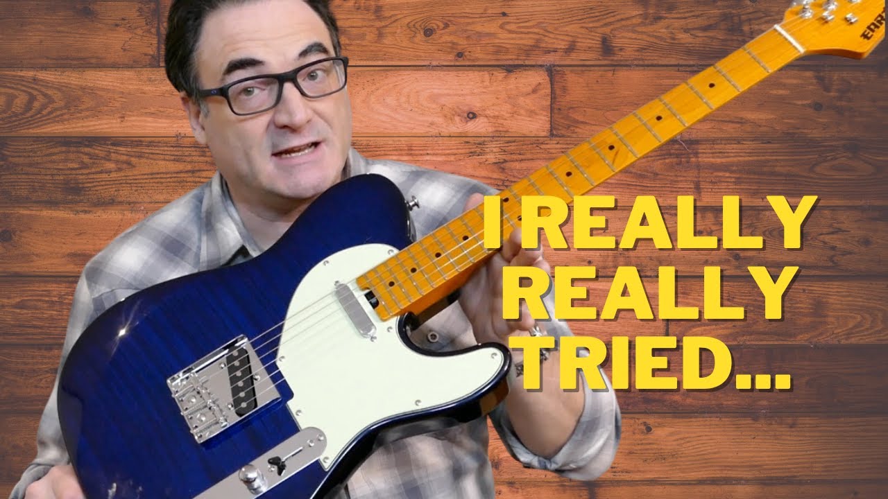 I REALLY TRIED HARD with this EART Classic Telecaster and it's AMAZING