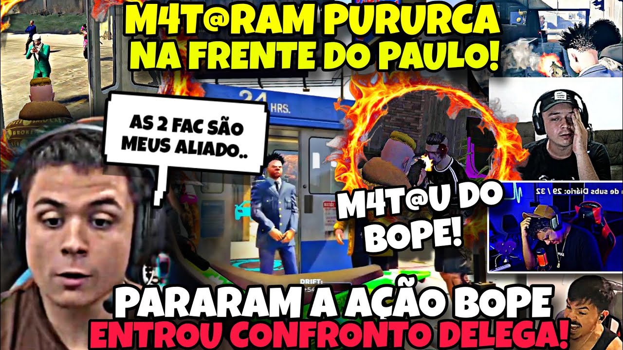 😱🔥PARARAM AÇÃO! BOPE ENTROU CONFRONTO COM FAC DELEGA! PURURCA ENTROU NA BALA CONTRA BOPE!DEU RUIM😬🔥