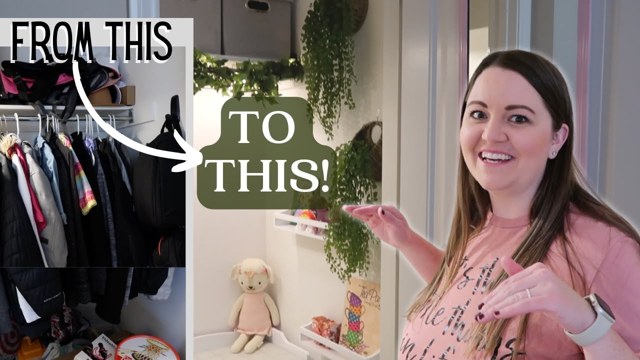 CLOSET PLAYROOM TRANSFORMATION // Closet turned into kids playroom; playroom decor ideas