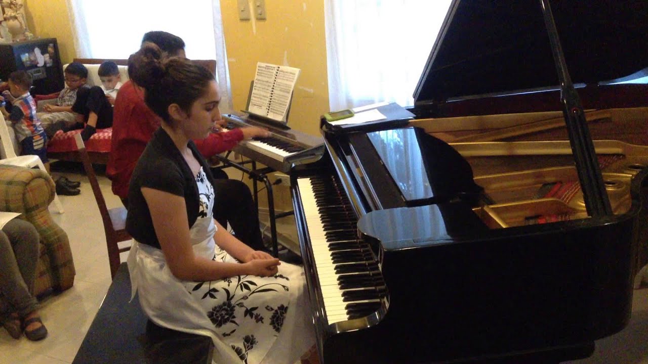 Dodona Namoradze with Teacher Harold Galang. Home Recital Sta. Rosa