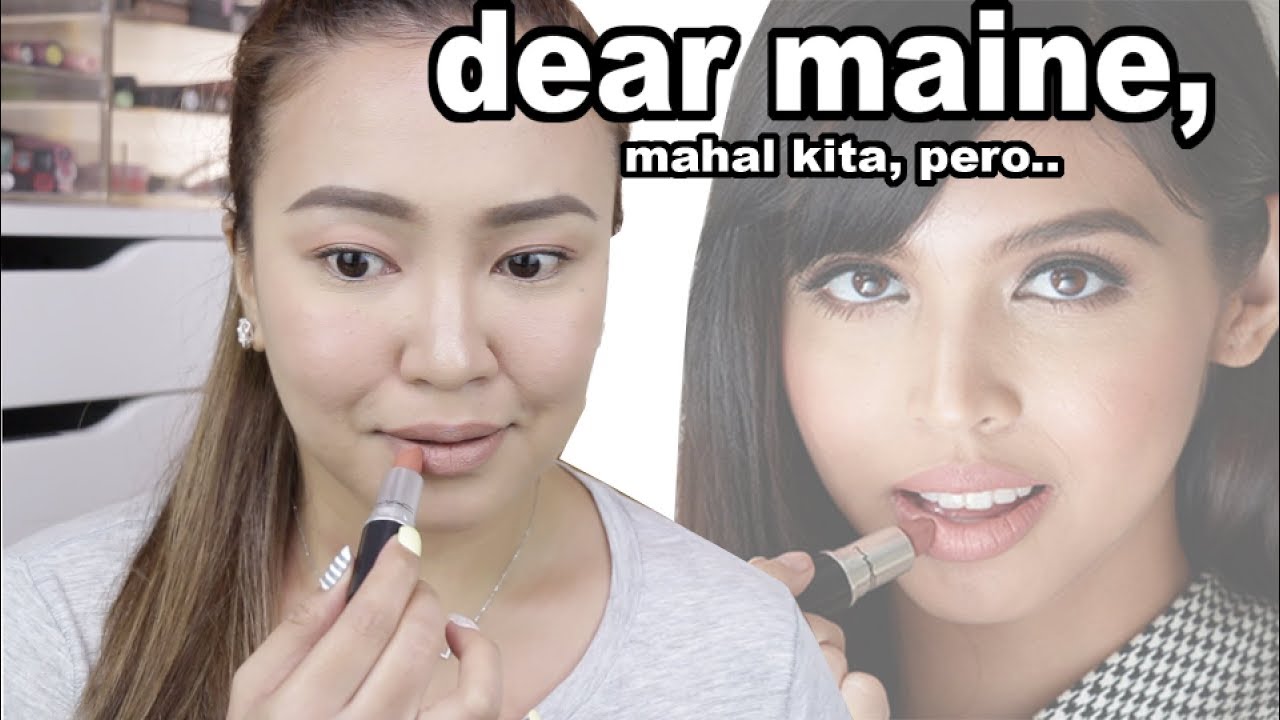 SUBUKANNE NATIN ANG MAINE MENDOZA MAC LIPSTICK..