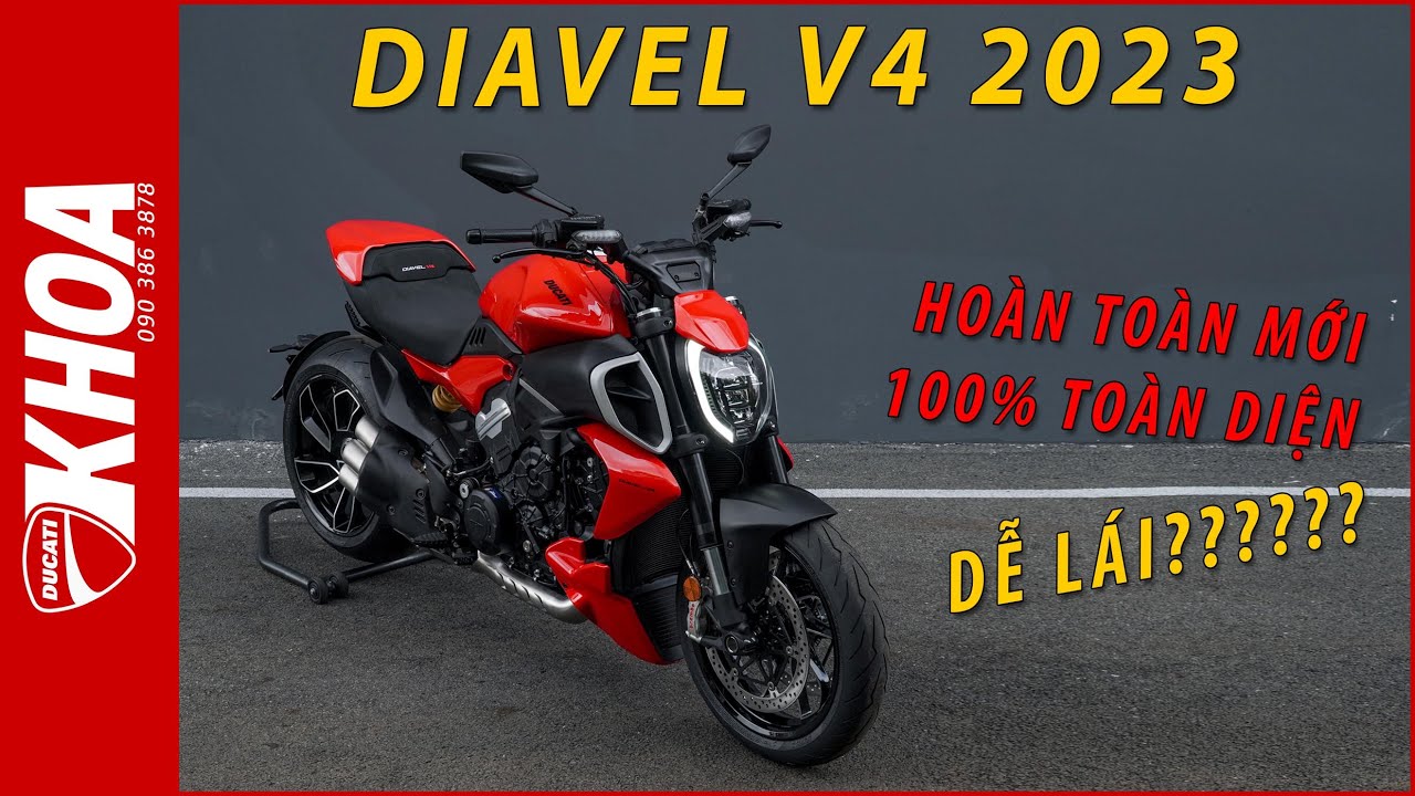 KHOA DUCATI HCM | Chi tiết DIAVEL V4 2023 THẾ HỆ MỚI HOÀN TOÀN