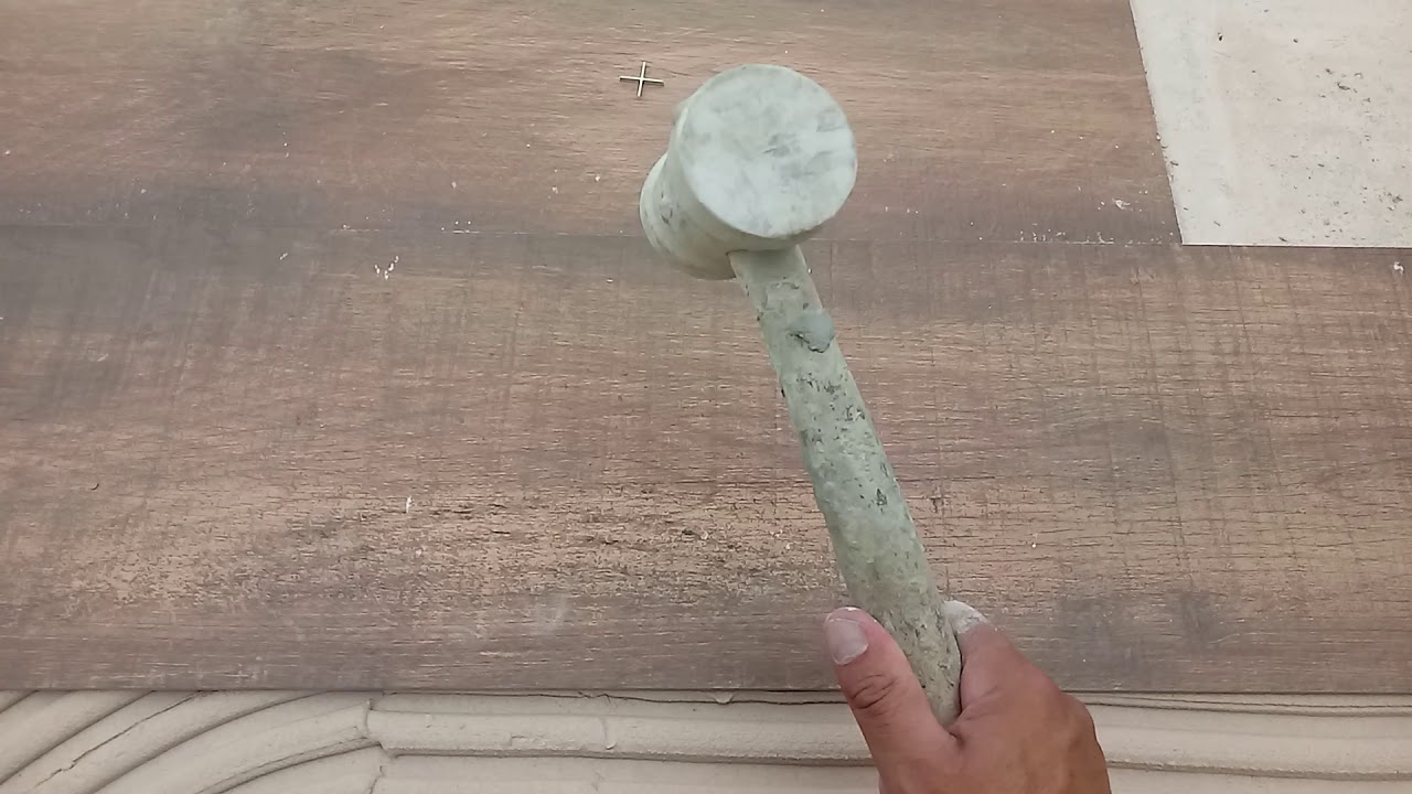 Como tirar ressaltos de porcelanato tipo régua. Curso grátis