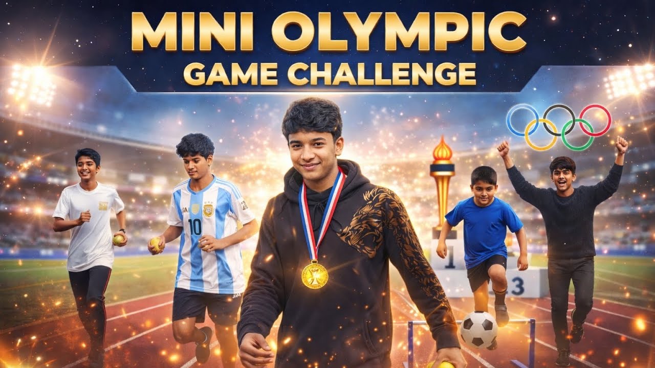 I conducted the World’s Mini Olympic Challenge #WorldsMiniOlympic #MiniOlympics #SportsChallenge  