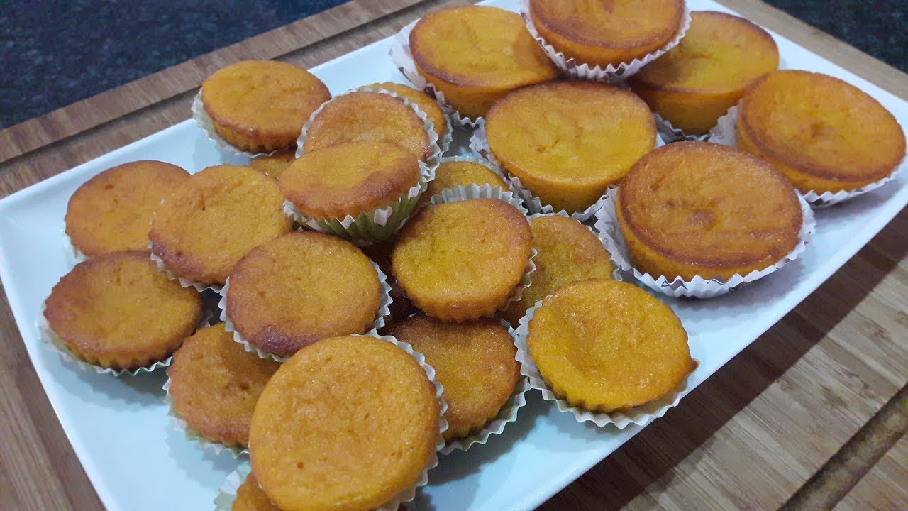 Receita de Queijadas de Cenoura
