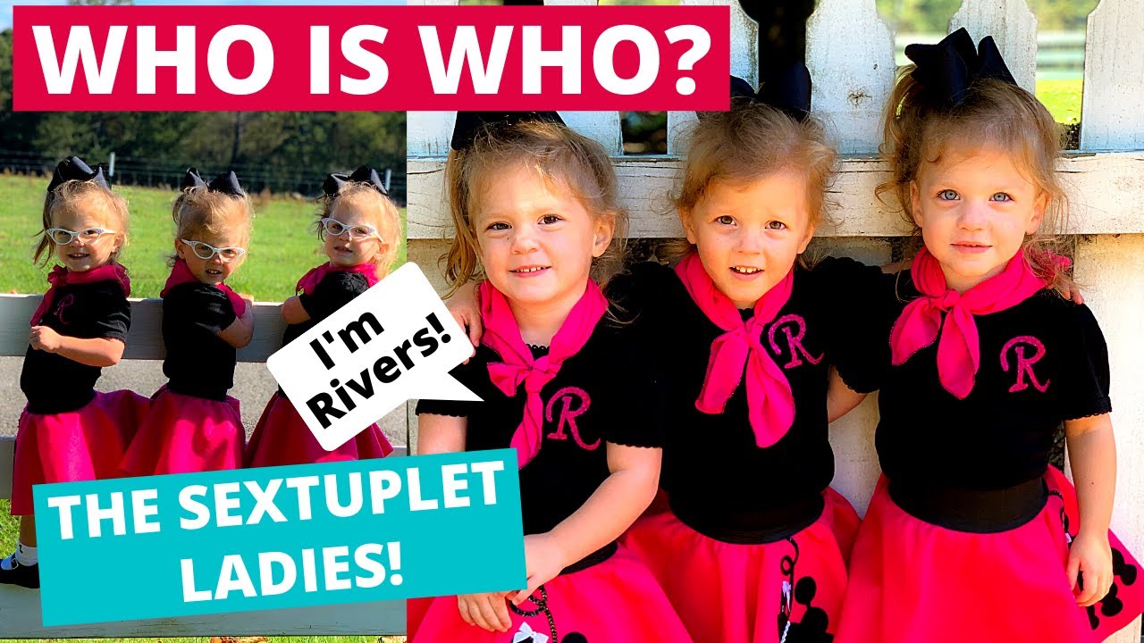 HOW TO TELL SEXTUPLET GIRLS APART // All Things RIVERS!