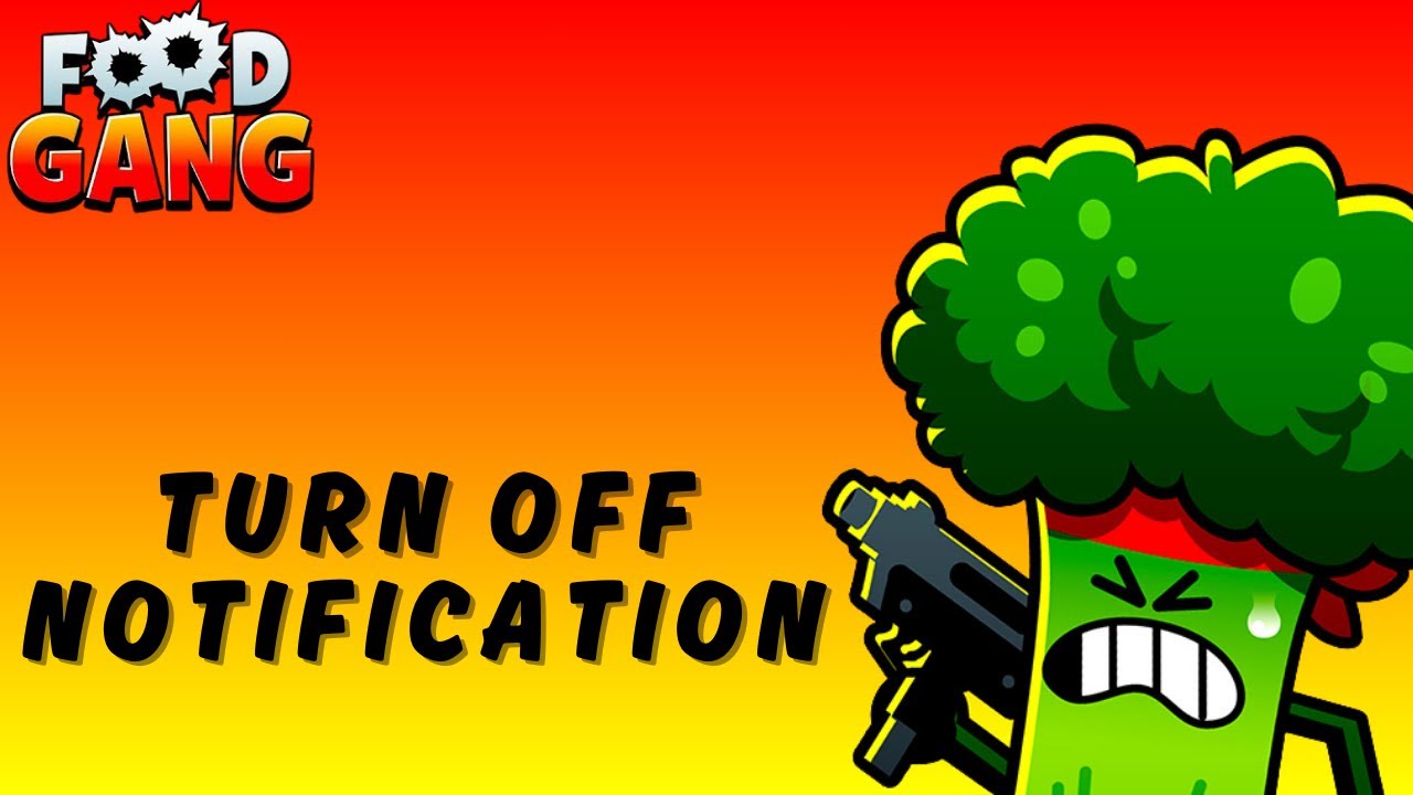 How to Turn Off Notification in Food Gang Game? 2025 | Food Gang Game