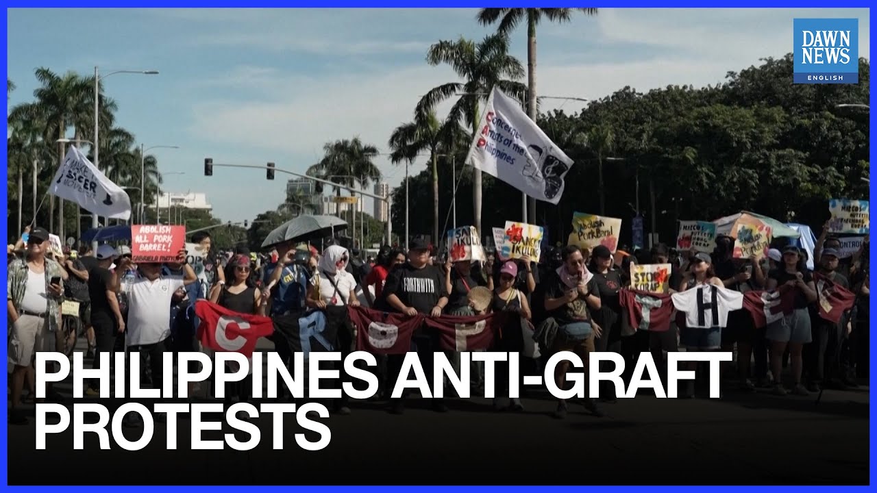 Thousands Rally in Philippines Against Corruption | Dawn News English