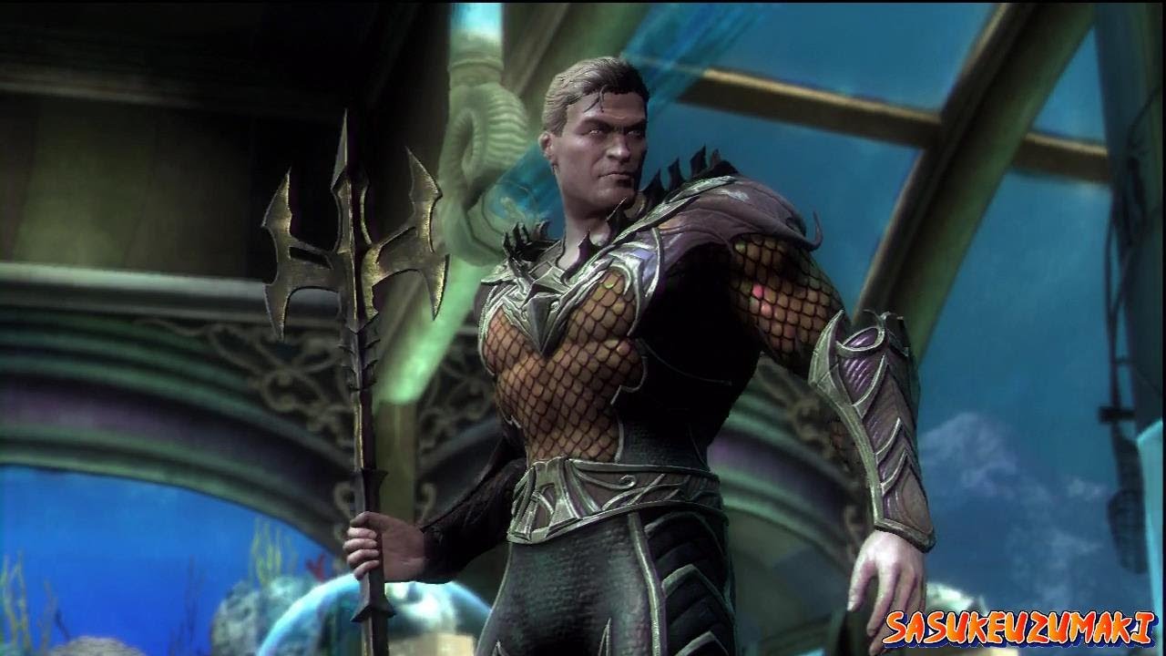 Injustice: Gods Among Us - Classic Battle - Aquaman Playthrough (HD)