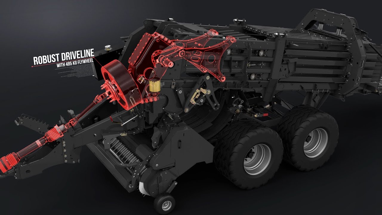 Square baler | Technical 3D Animation | SB 1290 iD Kuhn