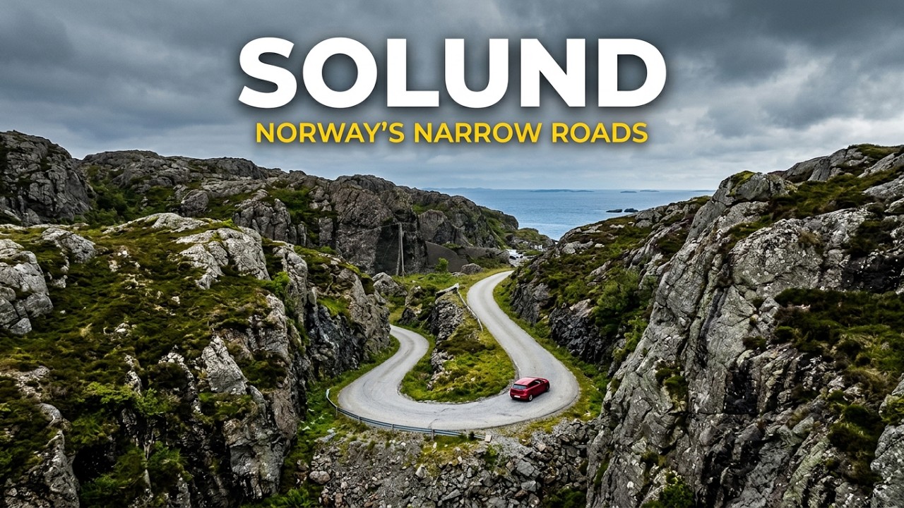 Driving to Trovåg, Solund, Norway #solund #narrowroads #coastalroad