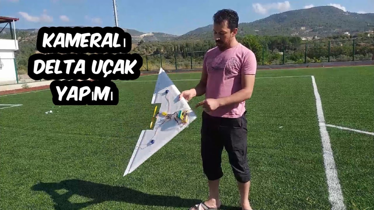BASİT RC DELTA UÇAK YAPIMI - BASİT RC UÇAK YAPIMI - DİY RC UÇAK YAPIMI