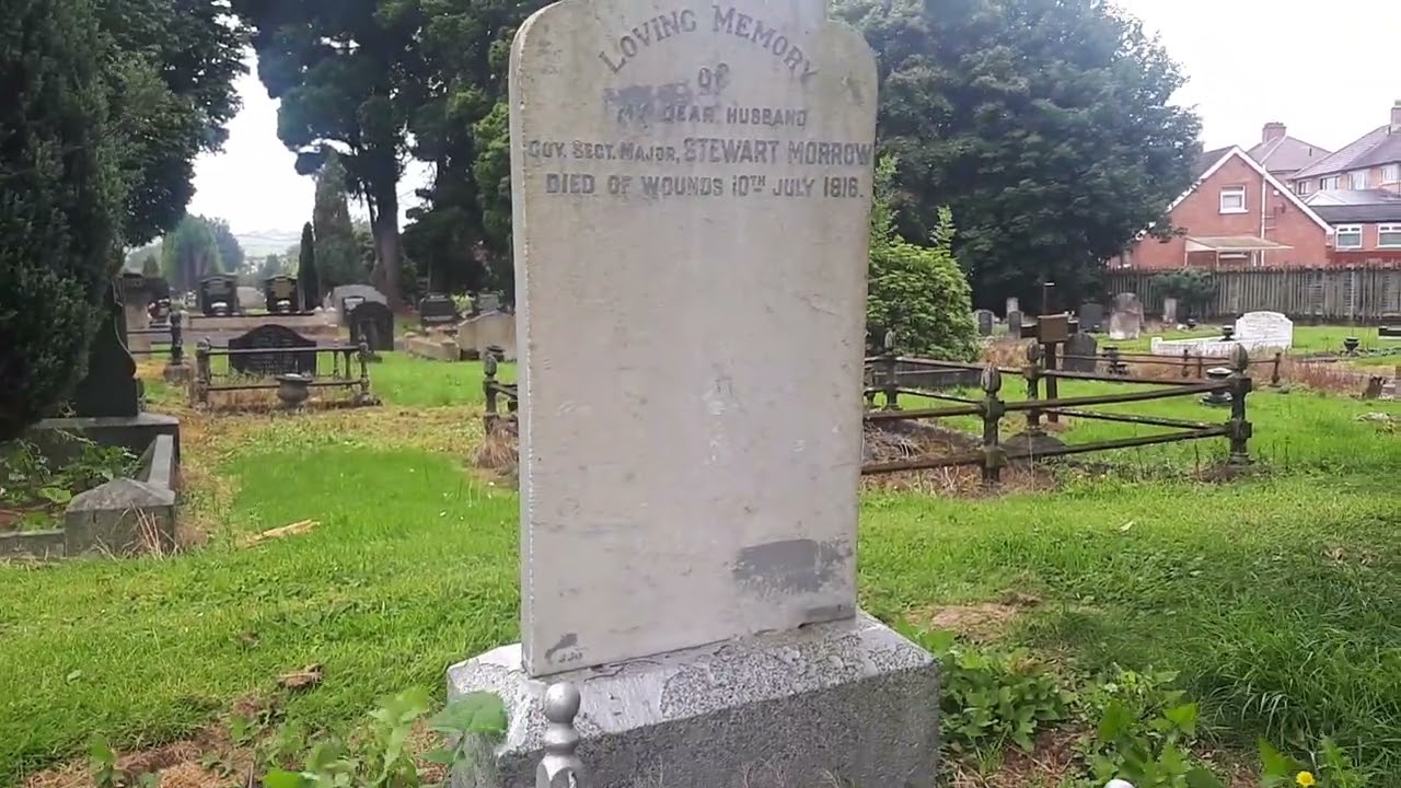 CWGC WW1 Hero Sgt Stewart Morrow Royal Irish Rifles Died 1916