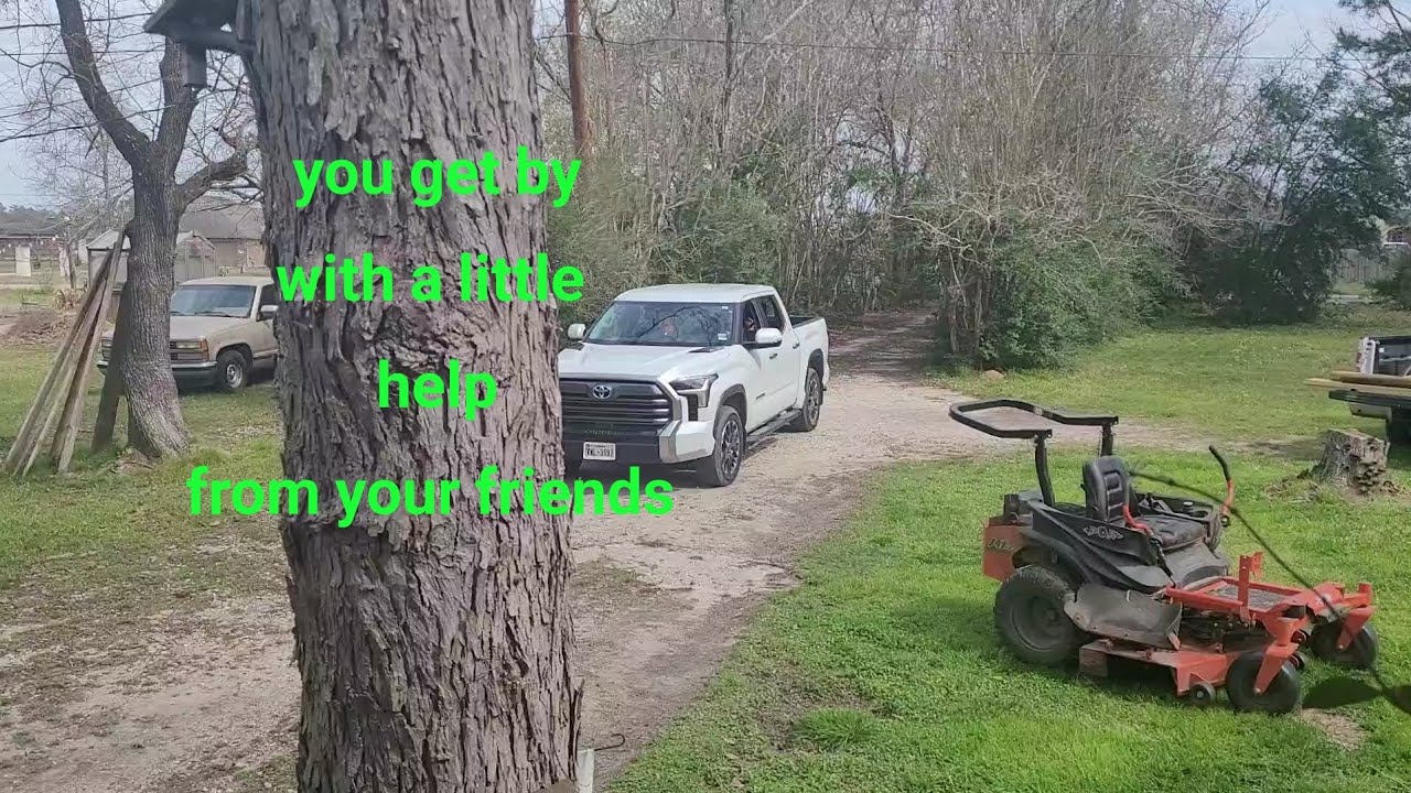You get by with a little help from your friends 