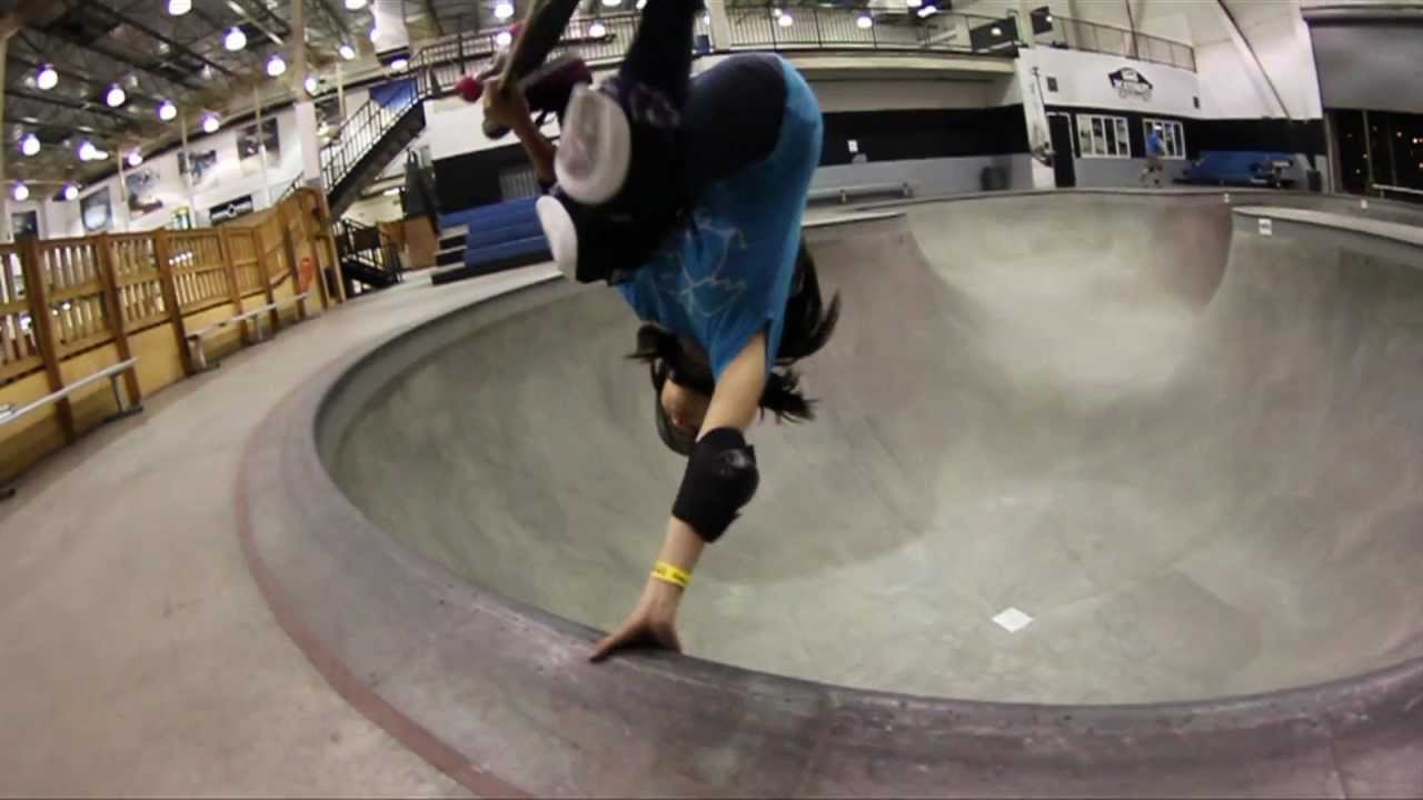 Allysha Bergado Skateboarding 2012