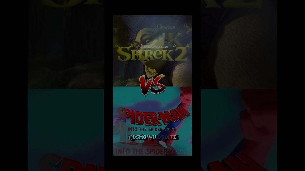 Shrek 2 Vs Into The Spider-Verse #edit #shortsfeed #spiderman #youtubesearch #shrek #spiderverse