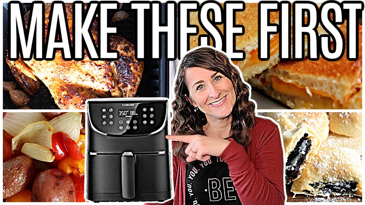 4 of the EASIEST Air Fryer Recipes You MUST Try &rarr; PERFECT for Beginners!