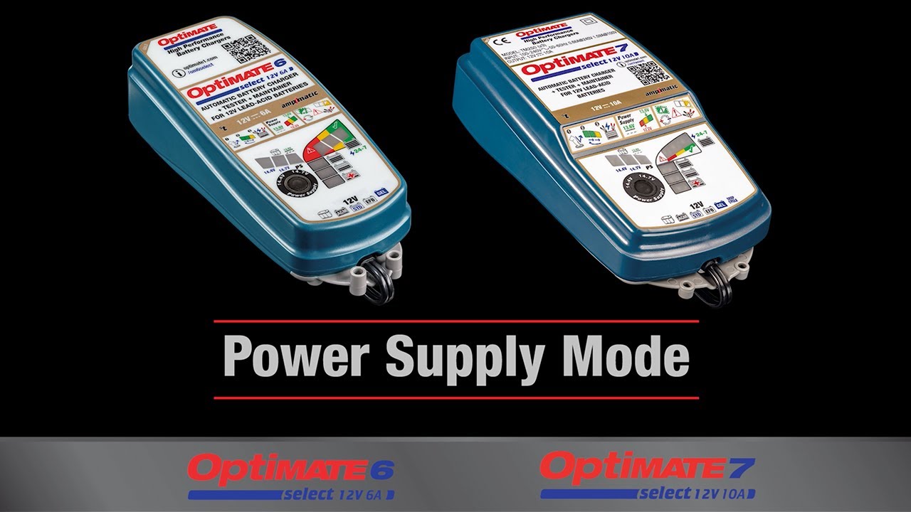Battery Charger Use As Power Supply | OptiMate 6 & 7 Select