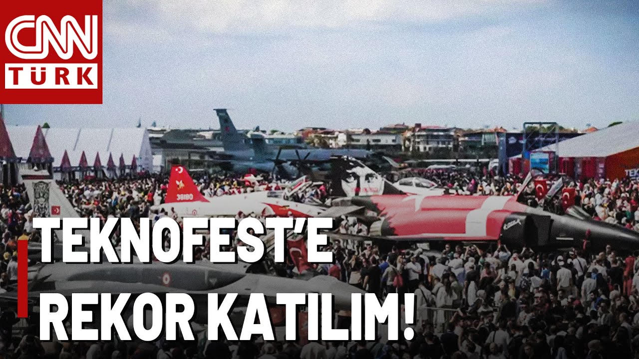 TEKNOFEST'e Son Gününde De Yoğun İlgi! Atatürk Havalimanı’nda TEKNOFEST Coşkusu...