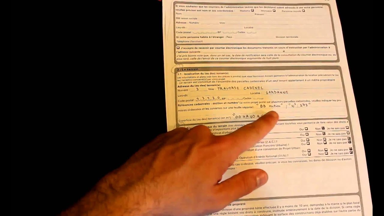 Declaration de travaux