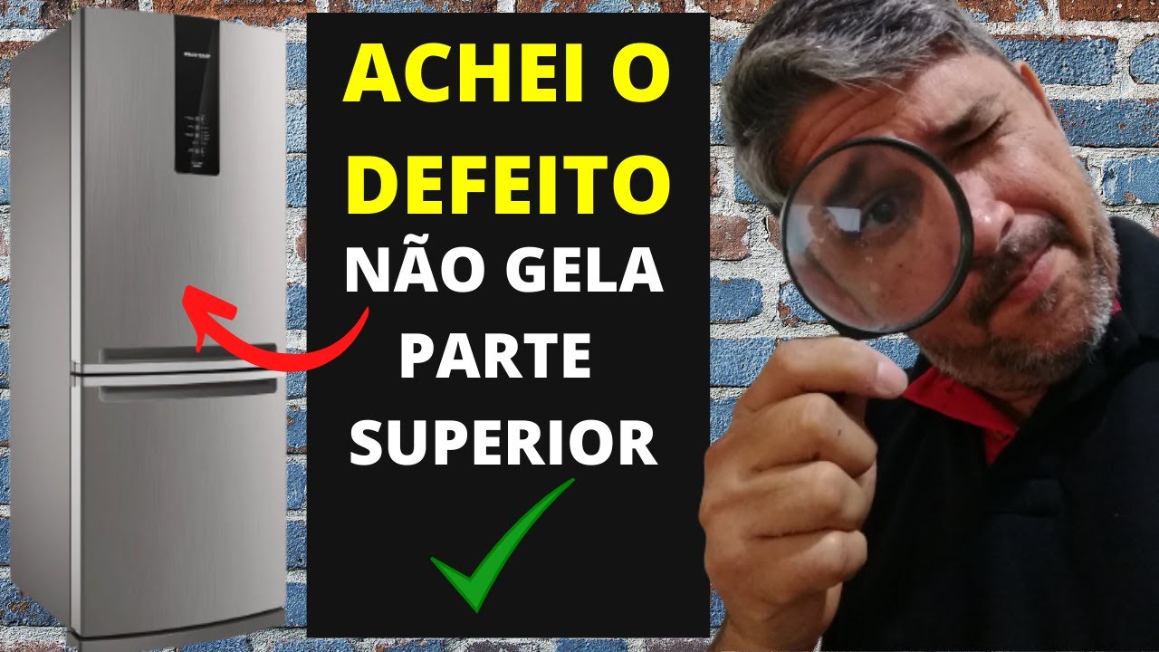 🔴Geladeira Brastemp Inverse Não Gela em Cima