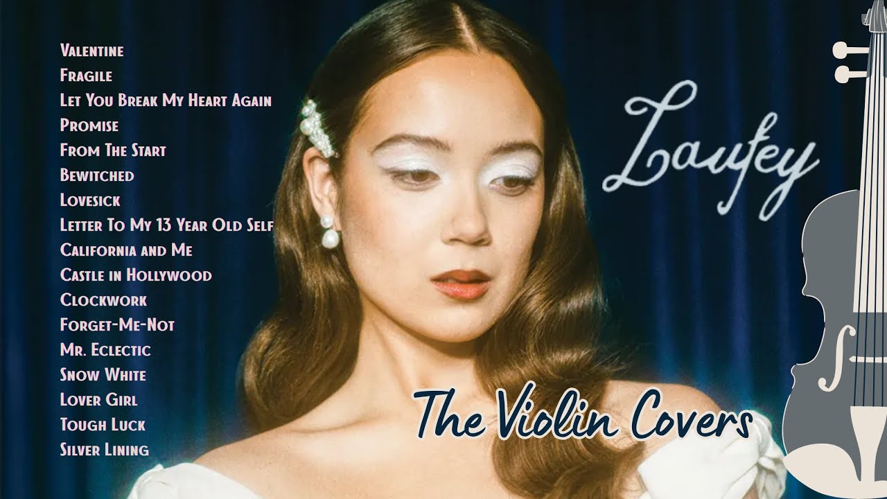 Laufey Violin Covers 🧡 Peaceful Instrumental Music for Study, Sleep and Relaxation