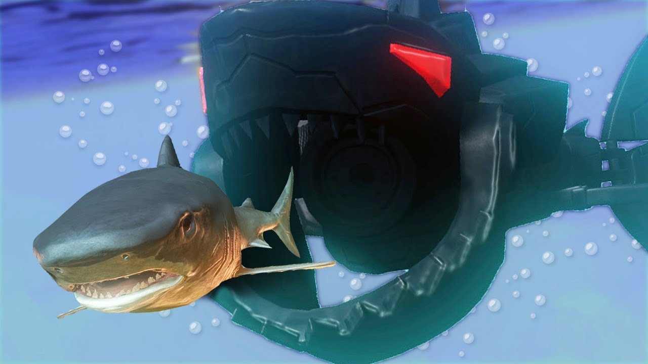 ЧЕРНАЯ АКУЛА РОБОТ, ЛУЧШАЯ АКУЛА В ИГРЕ! | Feed and Grow Fish