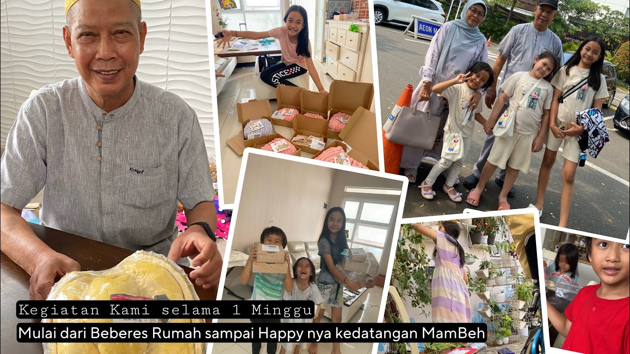 Weekly Routine | Seminggu Beberes Rumah | yeaay Kakek Nenek Datang !!!