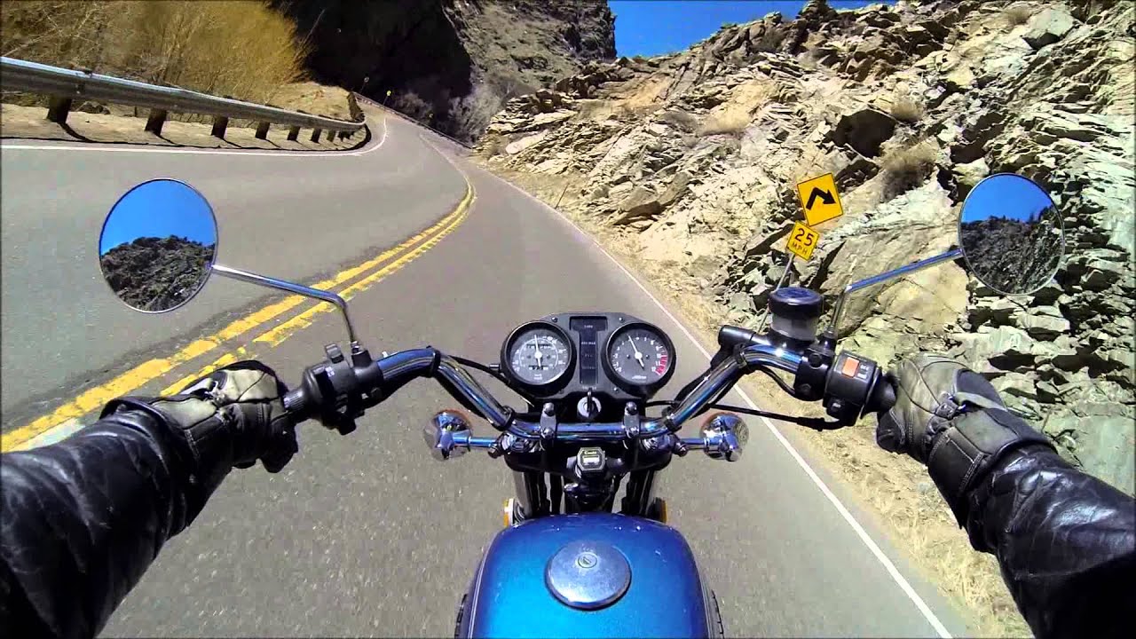 Suzuki GS250T Colorado Canyon Ride