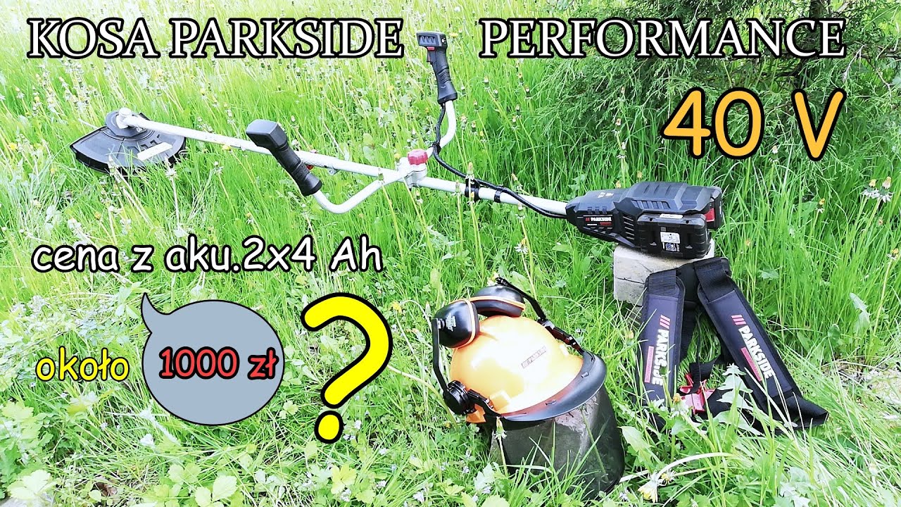 Kosa PARKSIDE PERFORMANCE 40V za ok.1000zł VS Kosa spalinowa z Castoramy za ok. 300zł