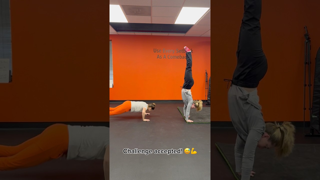 Which role do you think is harder? 🤔 #challenge #partner #handstandchallenge #burpee #fun