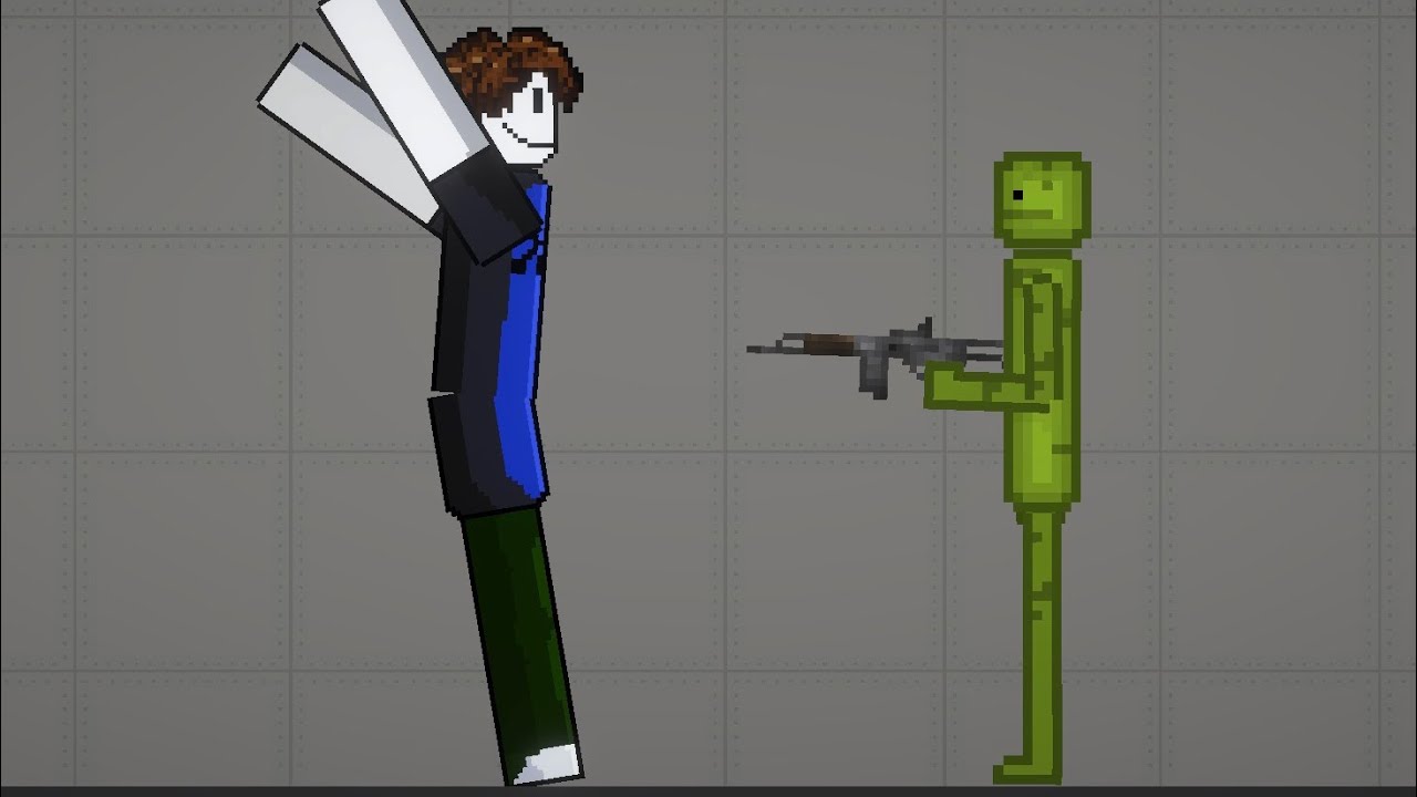 Roblox vs melon sandbox fight!