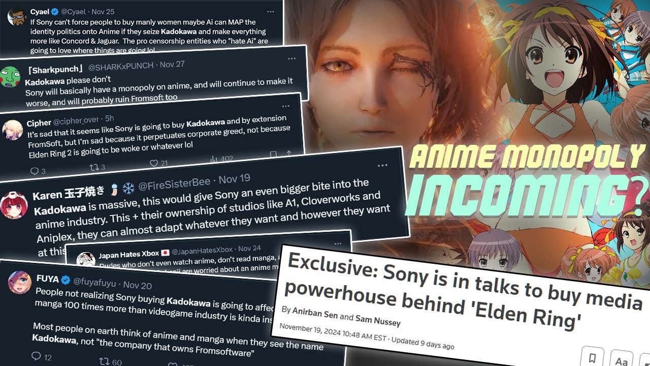 Sony Buying Kadokawa? Why Gamers and Anime Fans Should Worry